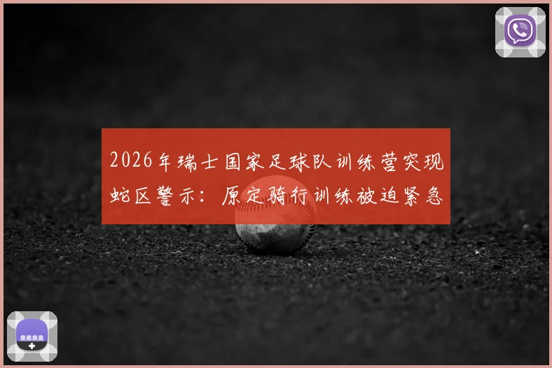 2026年瑞士国家足球队训练营突现蛇区警示:原定骑行训练被迫紧急取消,队员安全如何保障?